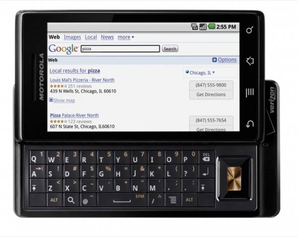 DROID by Motorola Front Open