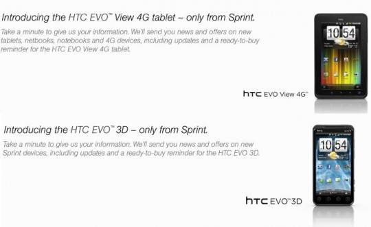 htc evo view. The HTC EVO View 4G is