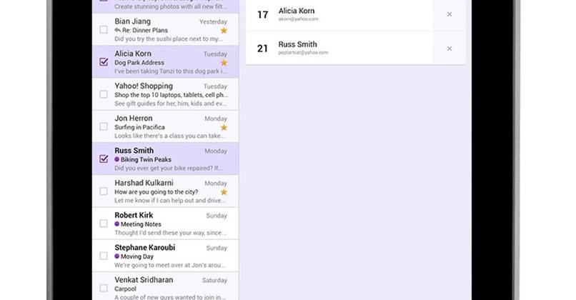 set up yahoo mail on my android tablet