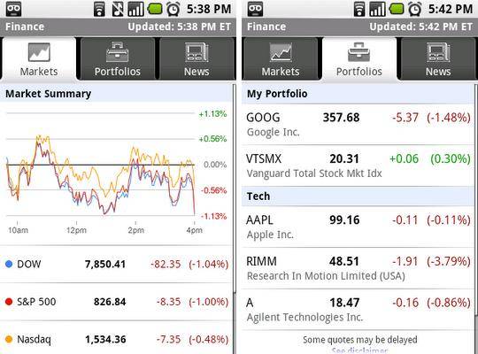 google finance app