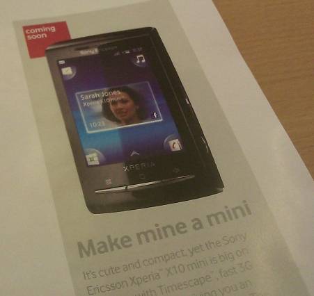 Vodafone Confirm Sony Ericsson Xperia X10 Mini Coming Soon Android Community