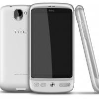 HTC Desire- Brilliant White_Front+Back+Left