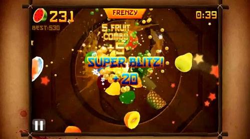 Fruit Ninja 1.3 - The first version for Android 