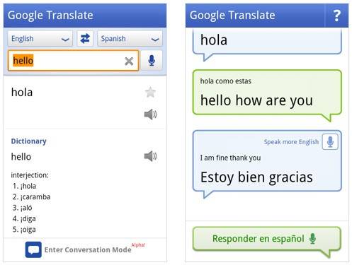 Google Translate for Android Introduces Conversation Mode Android Community