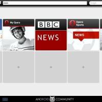 Opera Mobile Start Tab