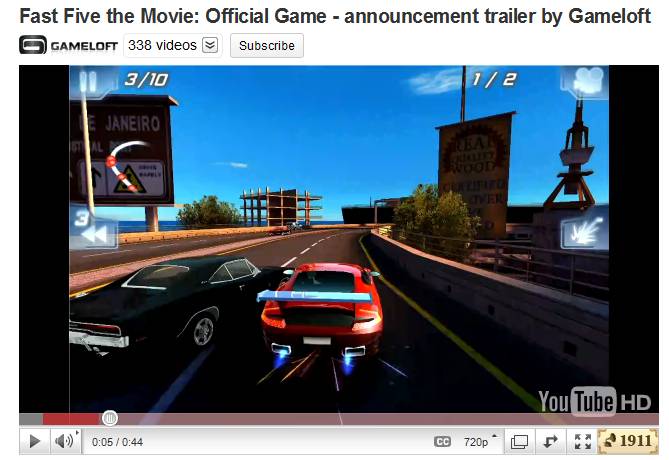 Fast Five the Movie / Fast & Furious 5 - Mac - Official Game trailer 