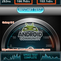 Galaxy S II speedtest.net