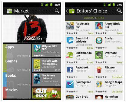 Como baixar aplicativos no Android Market