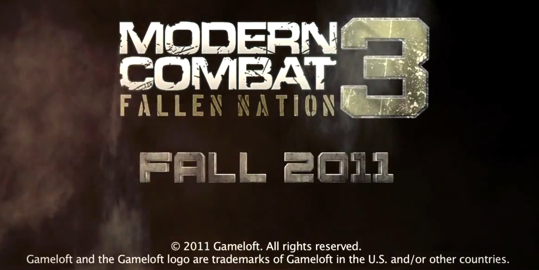 Combat 3 fallen nation. Modern Combat 3. Modern Combat 3 logo. Злодеи Модерн комбат 3 ФАЛЛЕН натион. Gameloft logo.