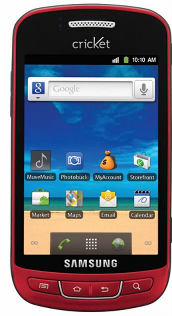 Cricket Wireless offers the Samsung Vitality with Muve Music service