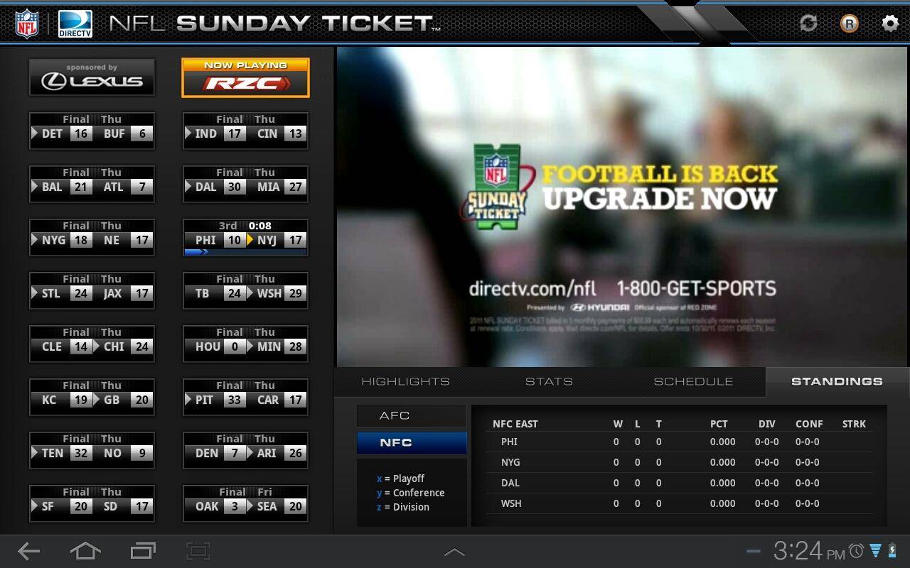 NFL SUNDAY TICKET TV & Tablet - APK Download for Android