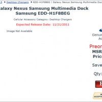 Galaxy Nexus dock