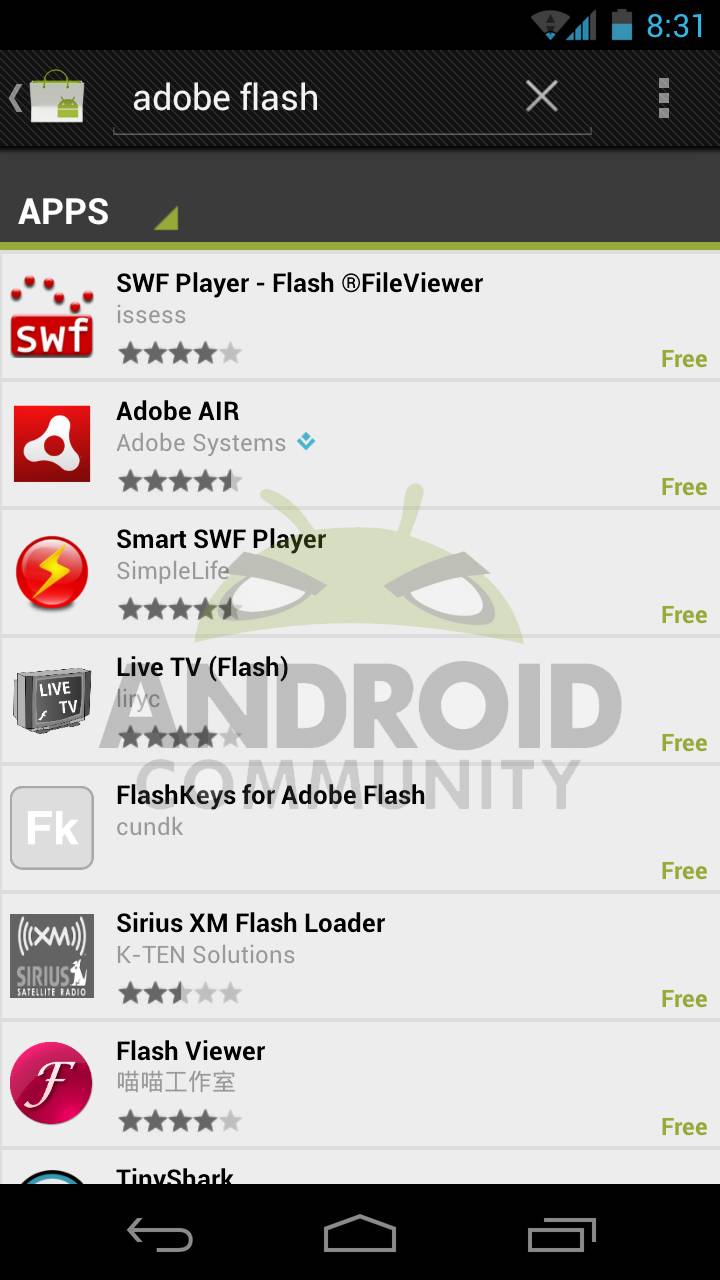 Galaxy Nexus does not have Adobe Flash, nor can it be downloaded - Android  Community