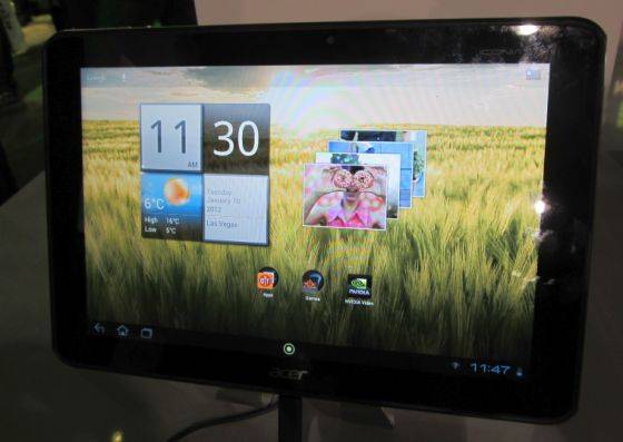 Acer iconia tab a510 сброс до заводских настроек