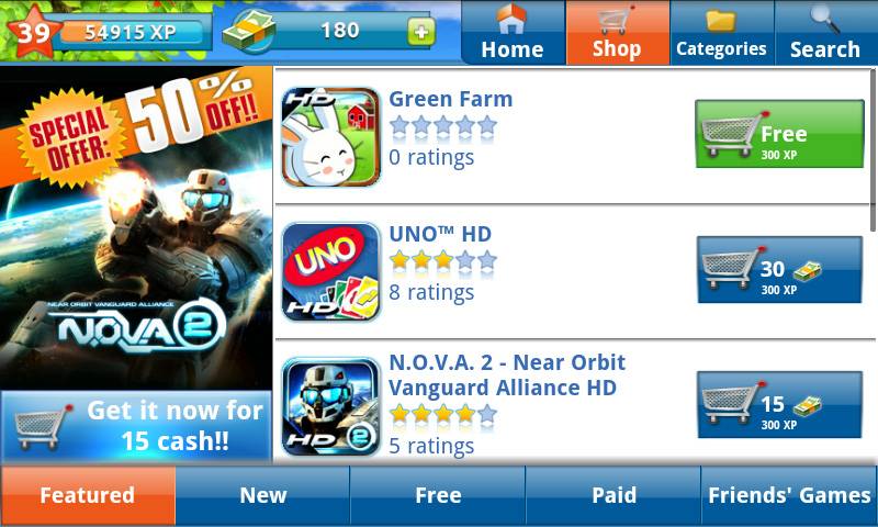 Gameloft LIVE! for Android: Custom avatar, game deals and more - Android  Community