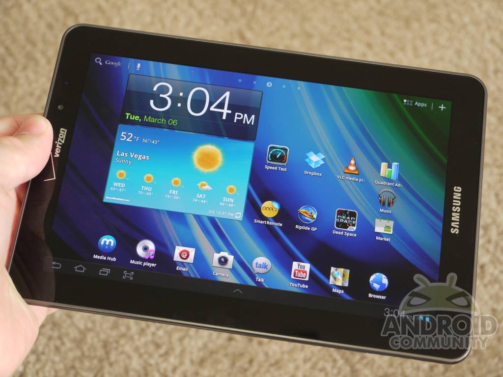 Onaangeroerd zoet bout Samsung Galaxy Tab 7.7 Verizon LTE Review - Android Community