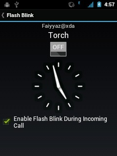 flash blink app