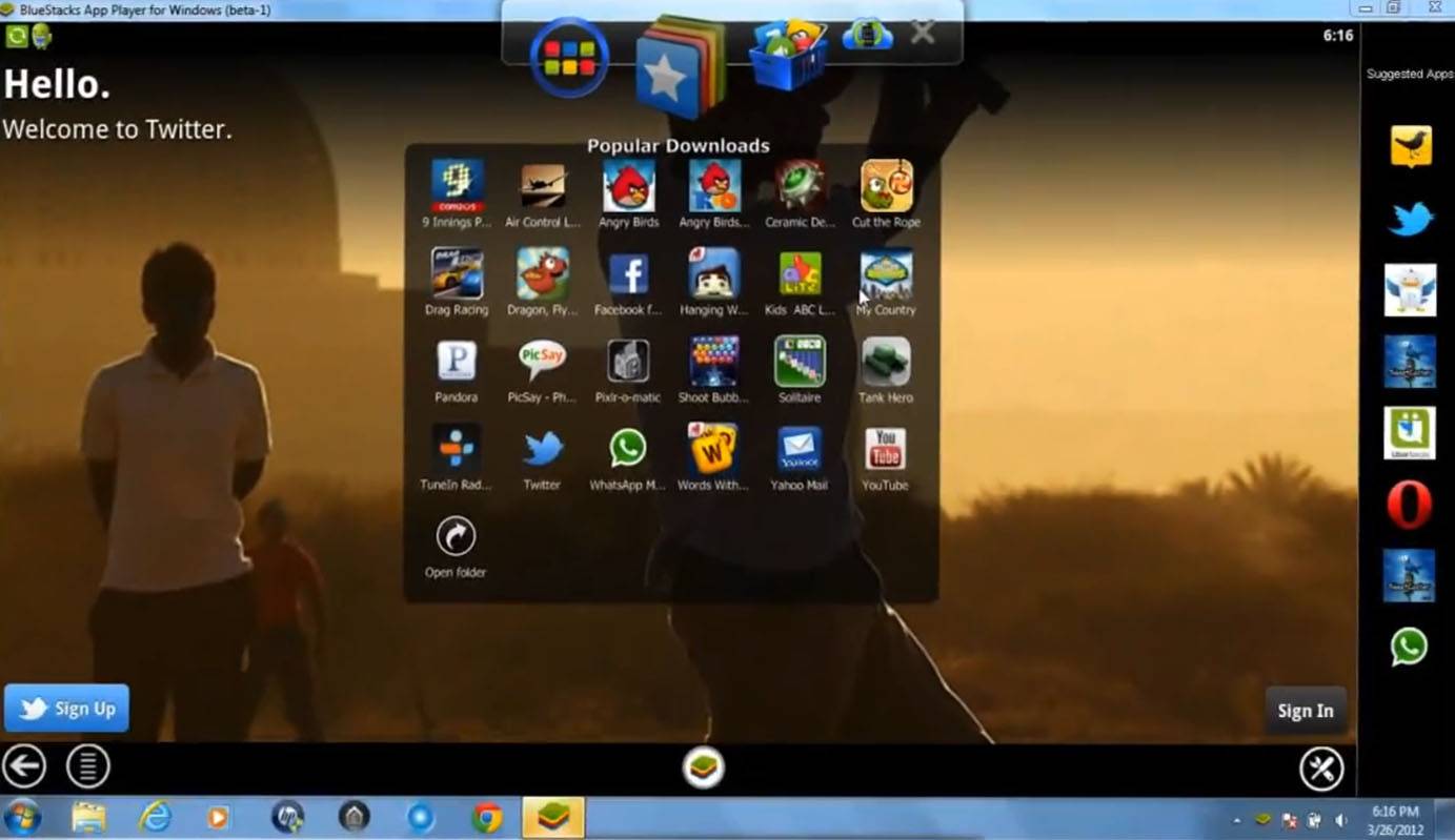 bluestacks android player for pc