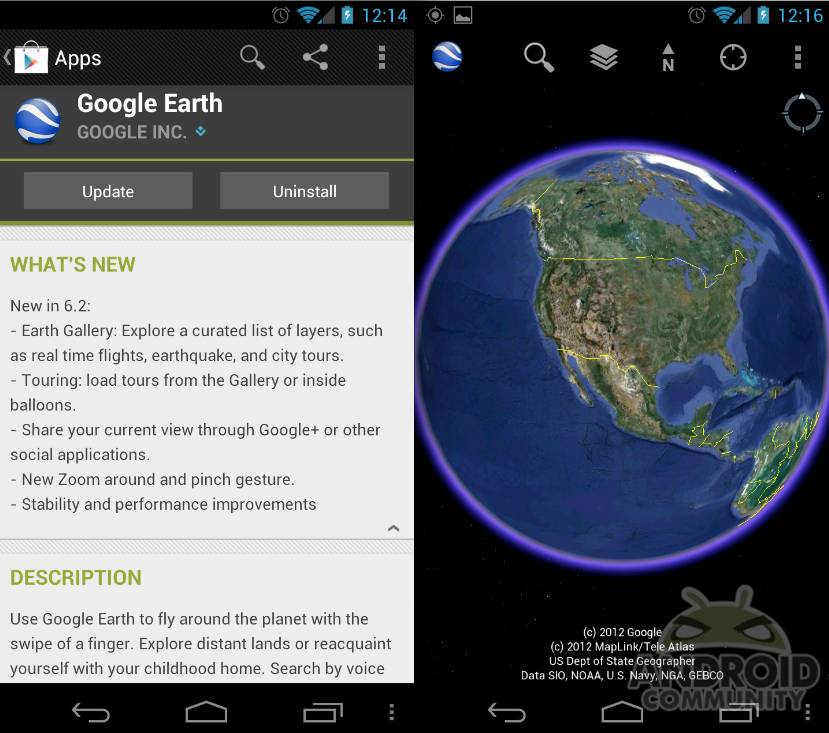 Google Earth update brings Earth gallery and social integration