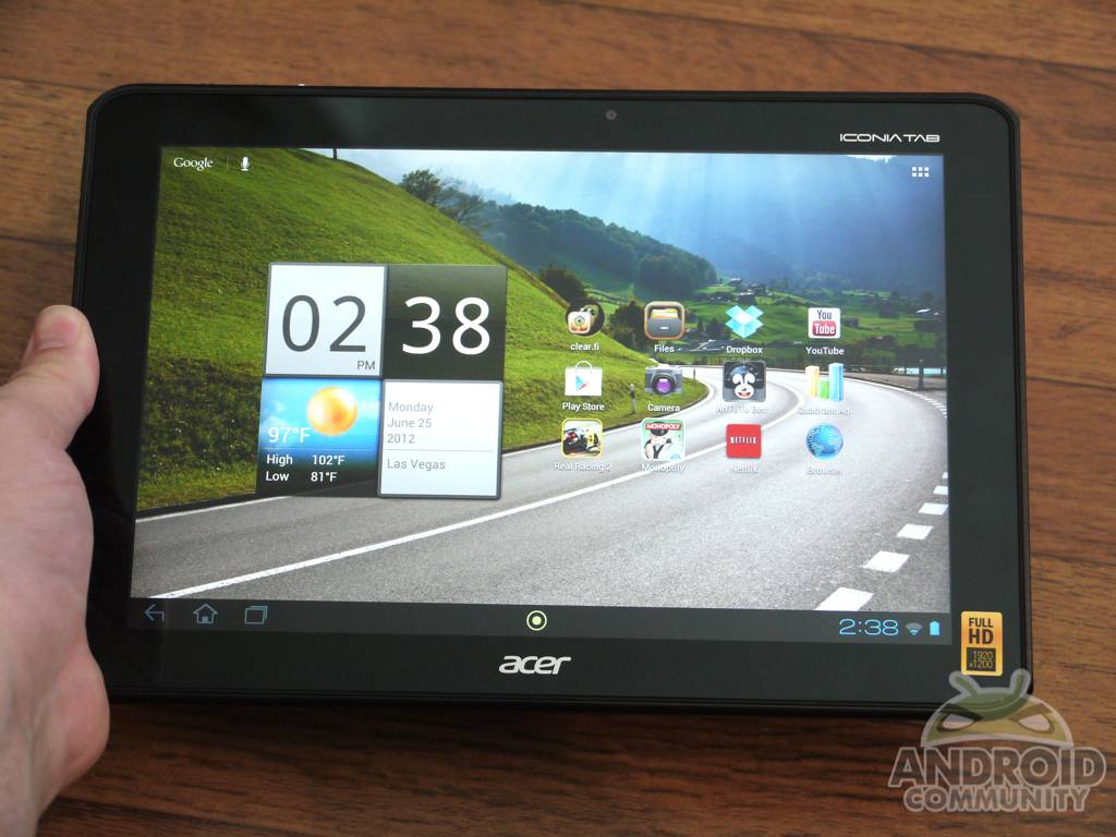 Acer a700 сброс настроек