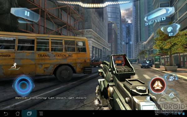 N.O.V.A. 2 HD by Gameloft appears on the Android Market. The world