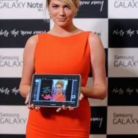 Kate Upton attends the Samsung Galaxy Note 10.1 Launch Event in New York City -09