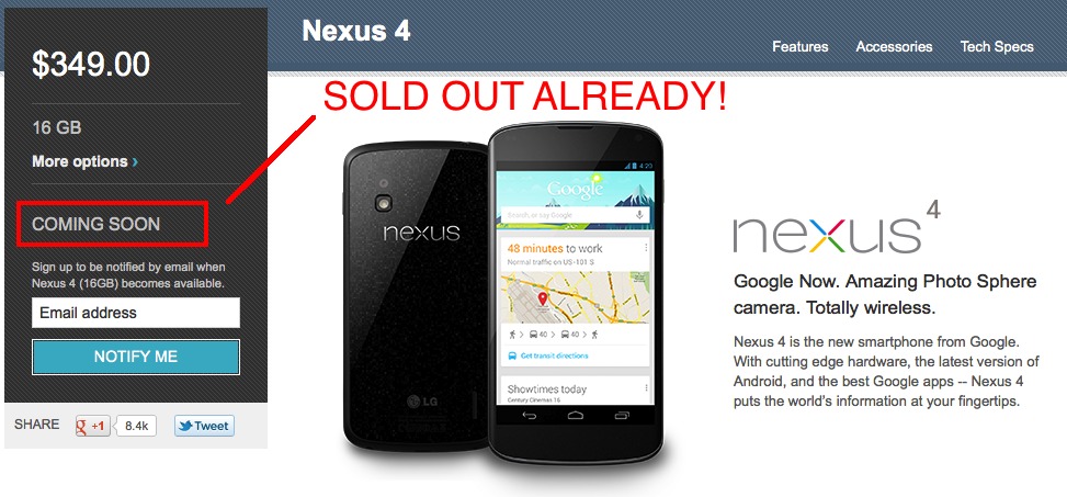 nexus 4 update