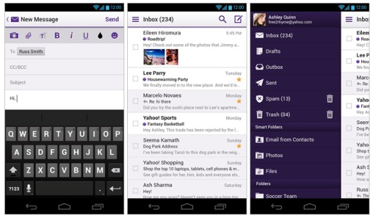 Como ler e escrever emails no Yahoo Mail para Android