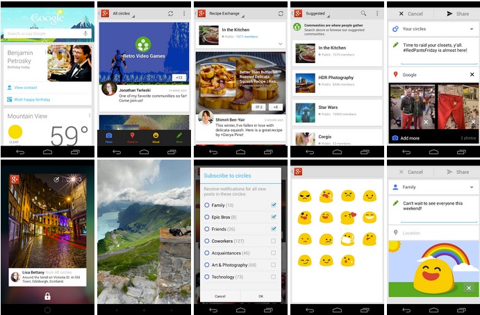 Google+ App Available for Android - Android Community