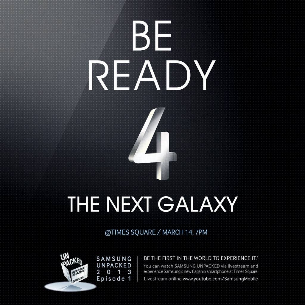 Samsung invites everyone to the Galaxy S IV announcement Android