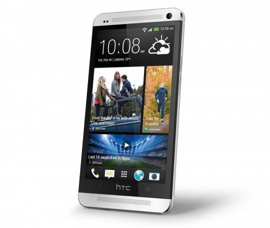 HTC One_Silver_Left