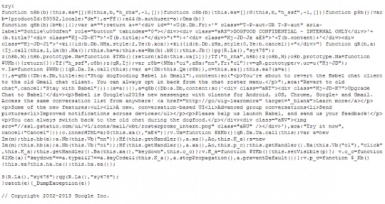 google-babel-code