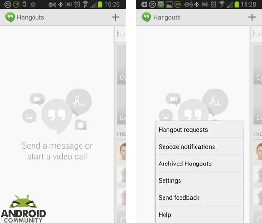 prevent google hangouts app from closing