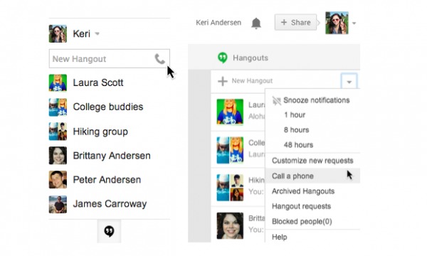 Google Adds Voice Calls To Gmail And Hangouts Android Community