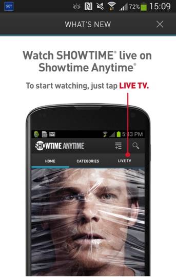 charter showtime anytime app problems
