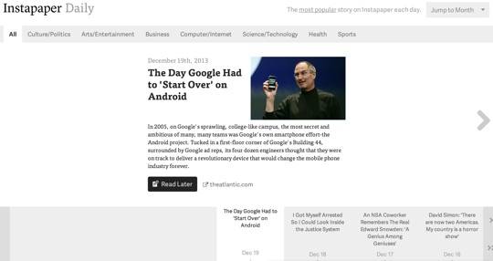 Instapaper Daily