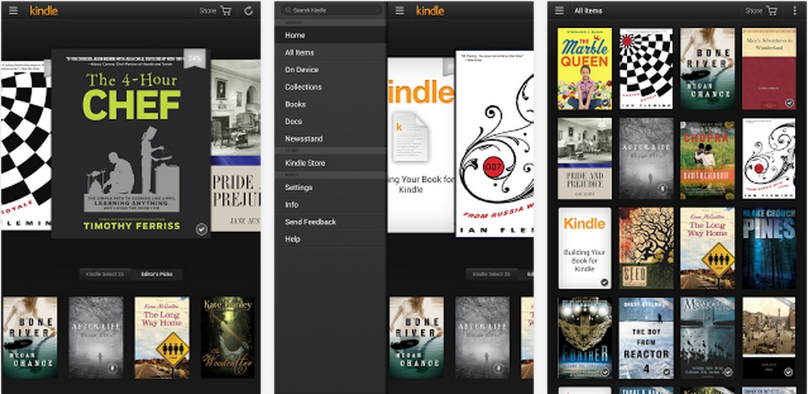 kindle apps for android