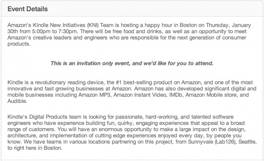 Amazon Invitation