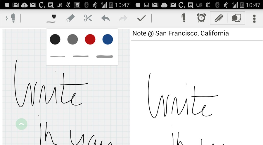 Evernote for Android soon to get support for handwritten notes ...