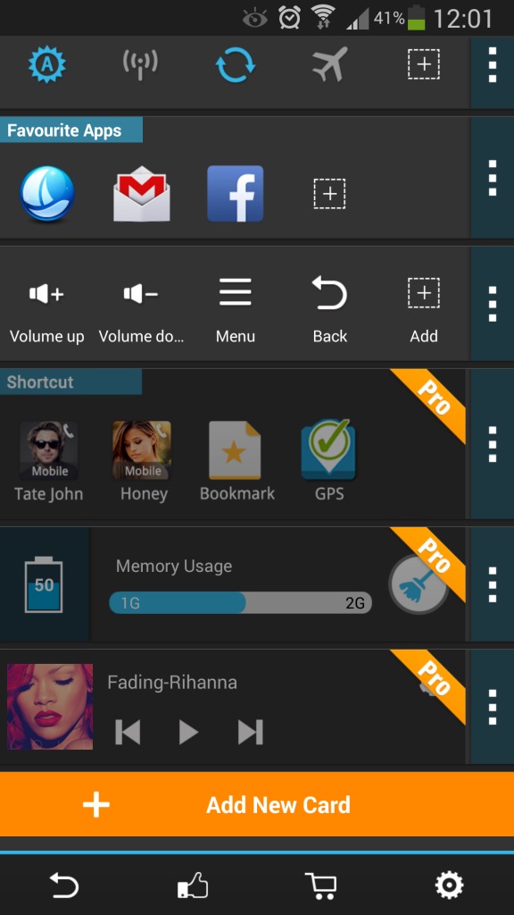 Sidebar Launcher keeps your favorite actions just a swipe away