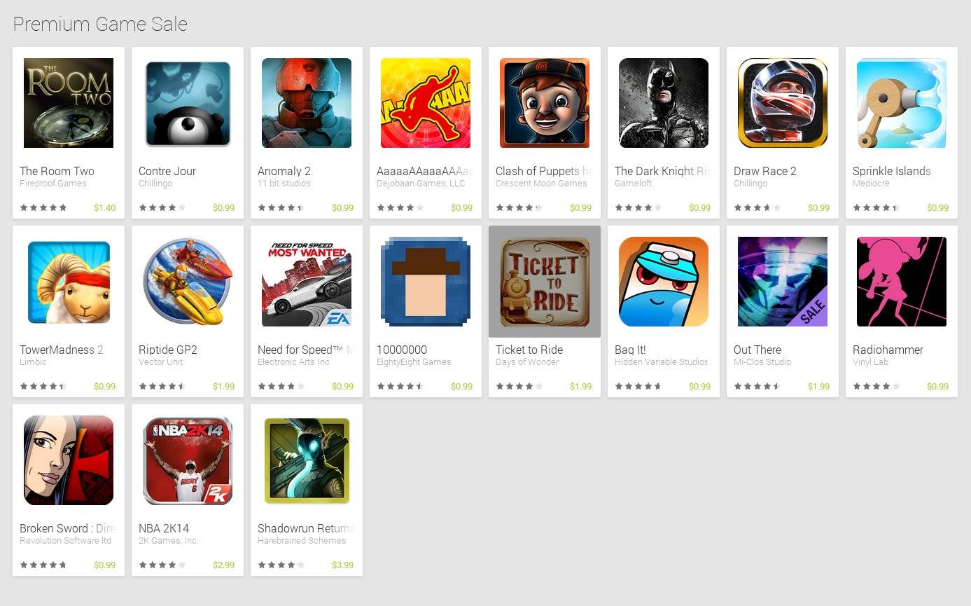 Play store games