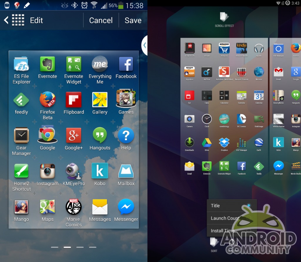 touchwiz home