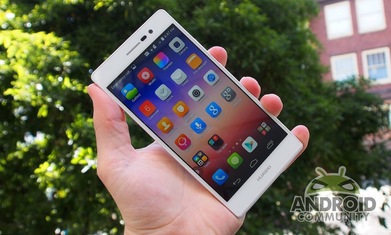 Vlek kraan zakdoek Huawei Ascend P7 Review - Android Community