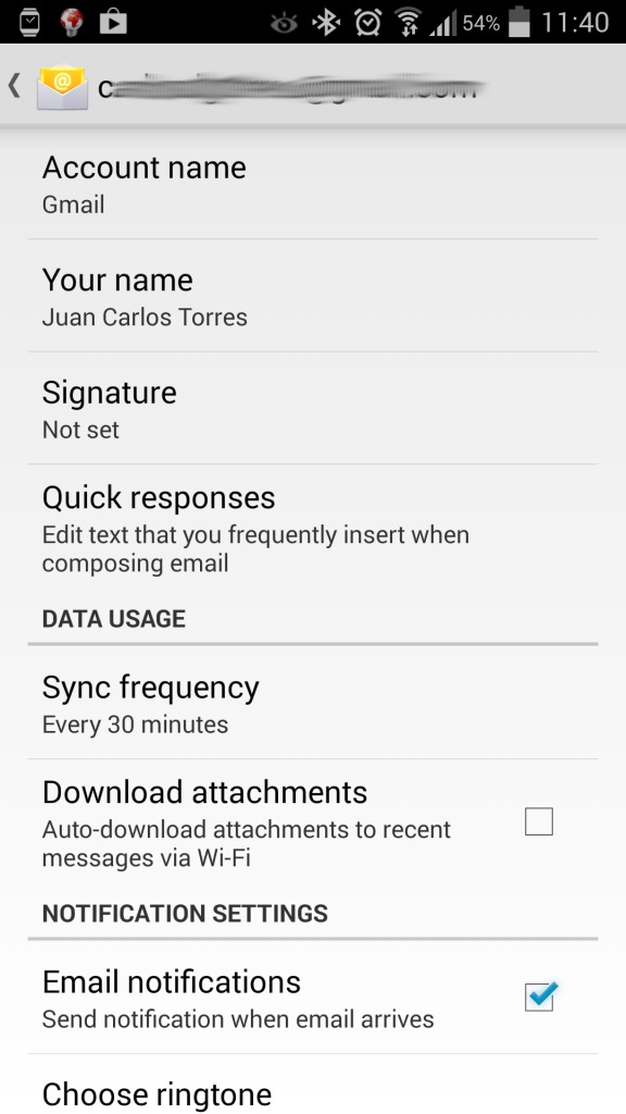 google play store app email account