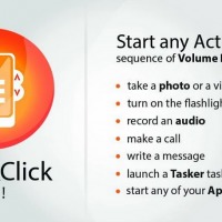 QuickClick starts any Android device action with volume buttons