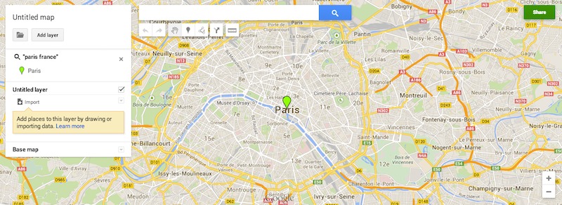 google my maps