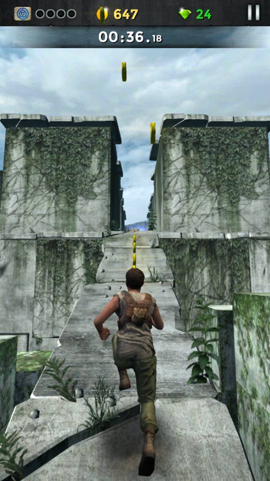 Screenshot of The Maze Runner (Android, 2014) - MobyGames