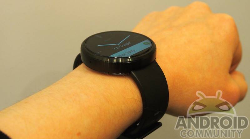 Moto 360 Android Wear Firmware update