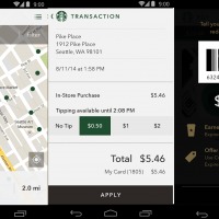 Starbucks app for Android 2