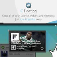 c floating app
